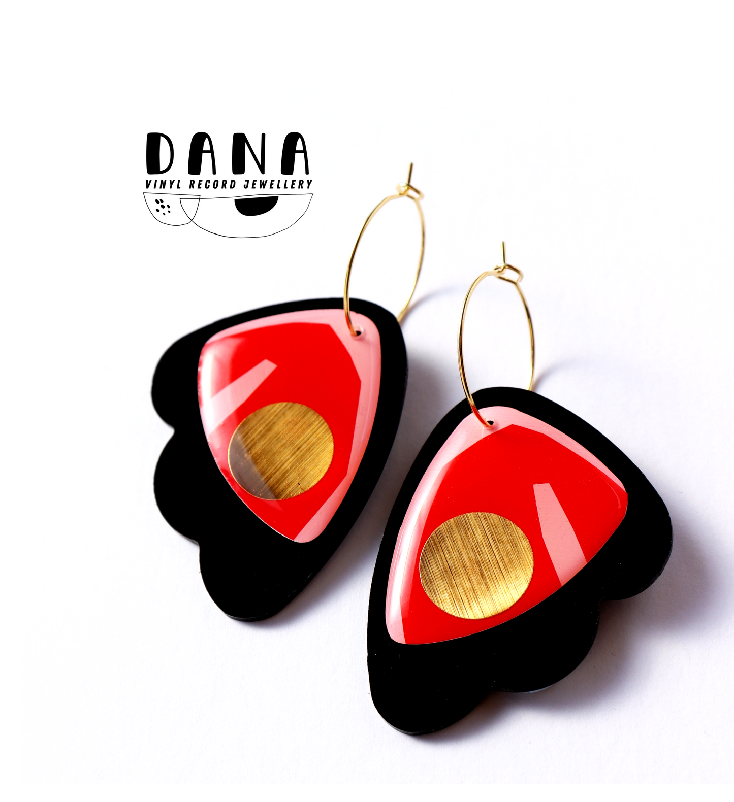 50% OFF / 1 large pair in silver LEFT / FROUFROU no. 1 in vibrant red