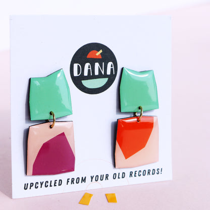 HAZEL in turquoise, pink, purple, orange / bold and abstract