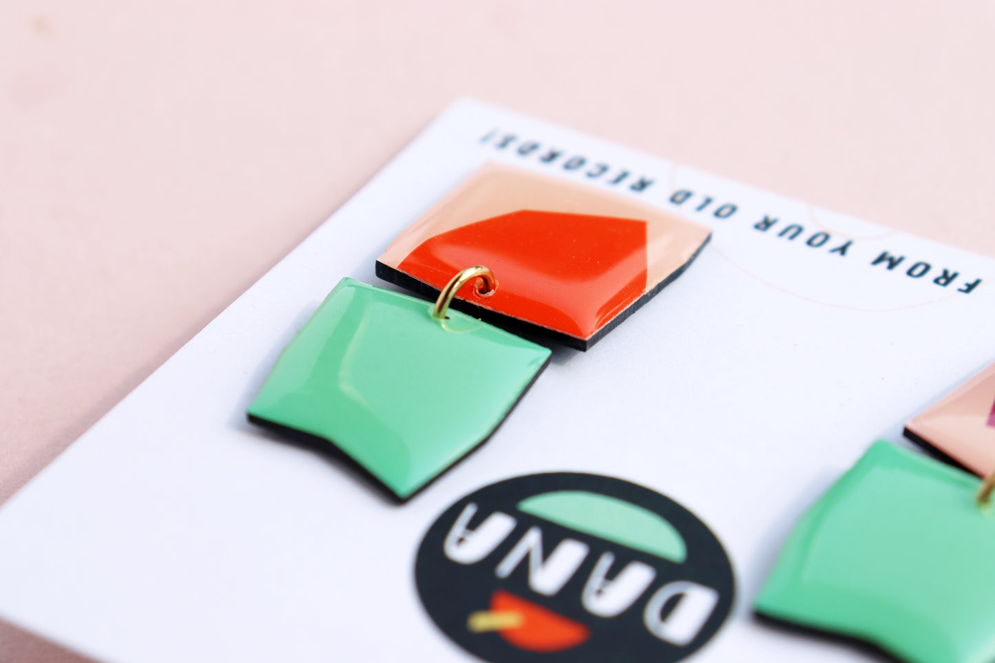 HAZEL in turquoise, pink, purple, orange / bold and abstract