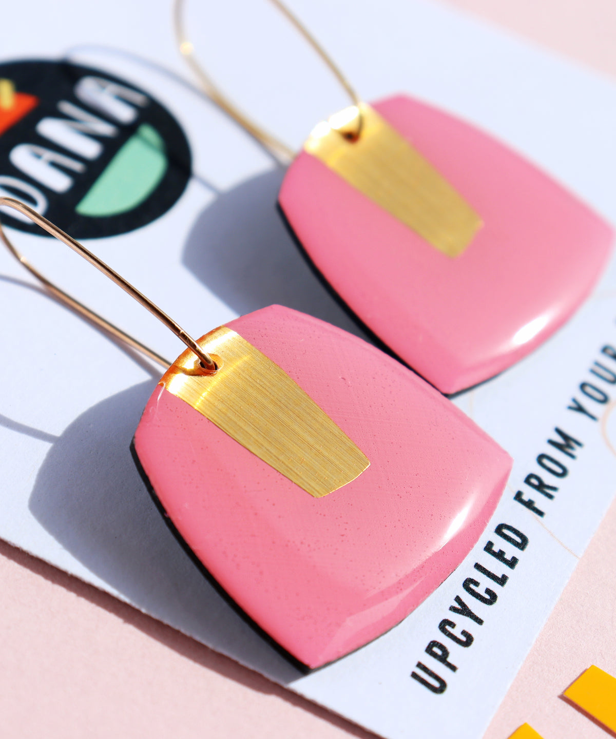 40% OFF BETTY no.2 in pink & gold / unique upcycled Irish design