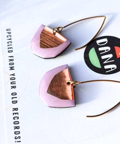 30% OFF MACY in lavender & warm copper / contemporary upcycled Irish design