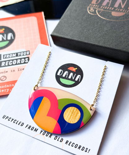 LOLA confetti necklace / colourful graphic necklace handmade in Ireland
