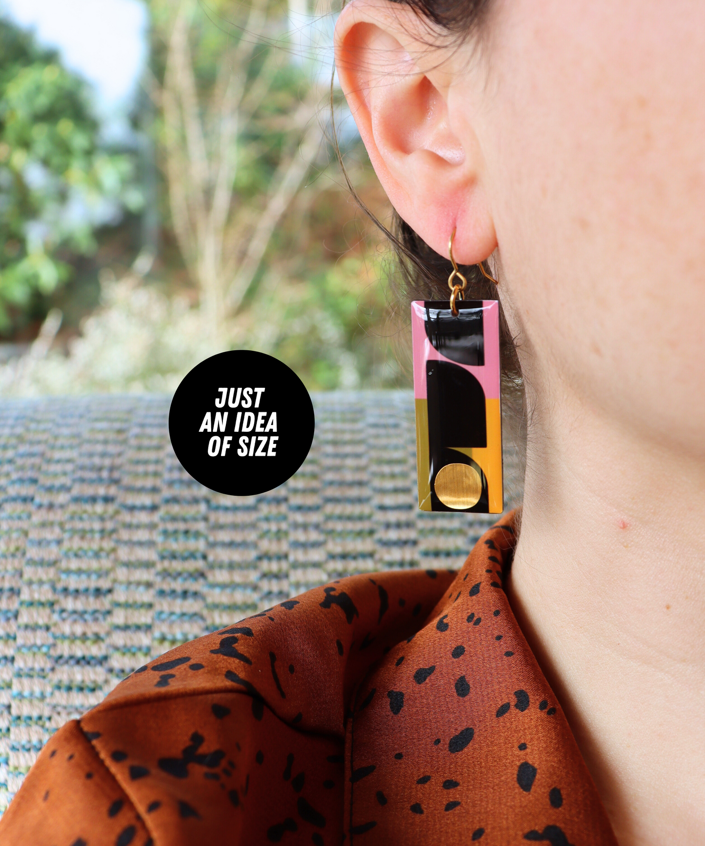 30% OFF The Rectangles in black, yellow, green, pink, lush gold/ contemporary Irish design