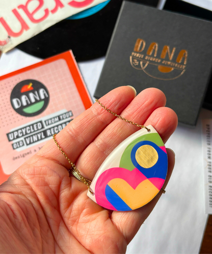 LOLA confetti necklace / colourful graphic necklace handmade in Ireland