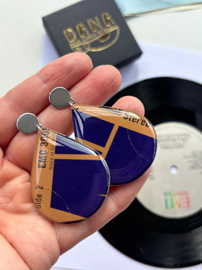 Graphic one of a kind large teardrops | EMI stereo