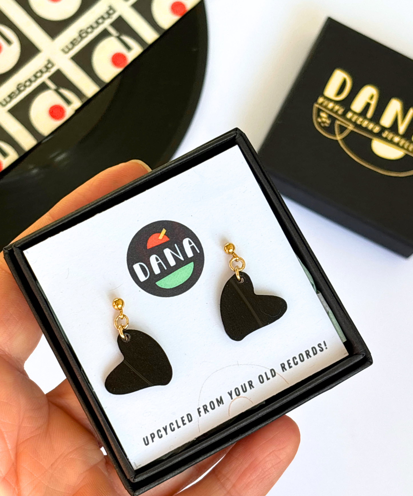 ALL BLACK small hearts | perfect stocking stuffer