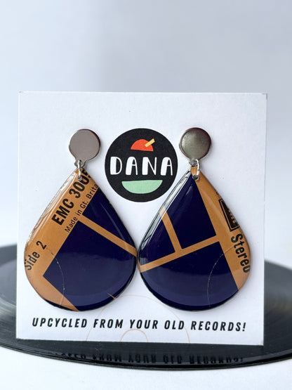 Graphic one of a kind large teardrops | EMI stereo