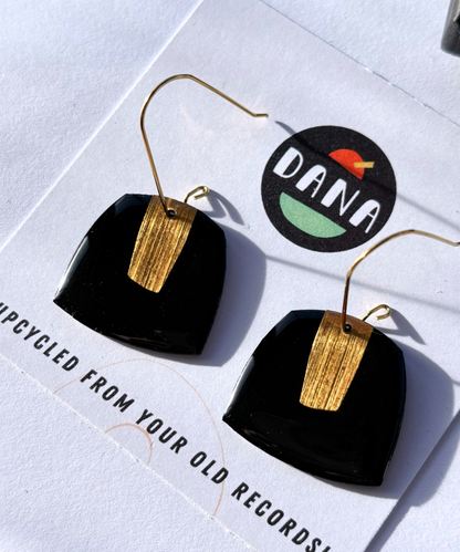20% OFF | BETTY in black and gold / unique upcycled Irish design