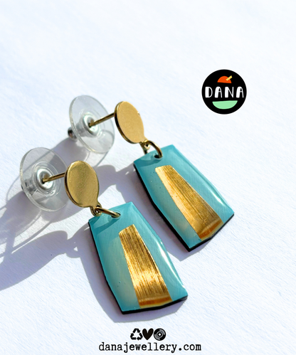 ELLA in royal blue OR light blue with a lush gold accent