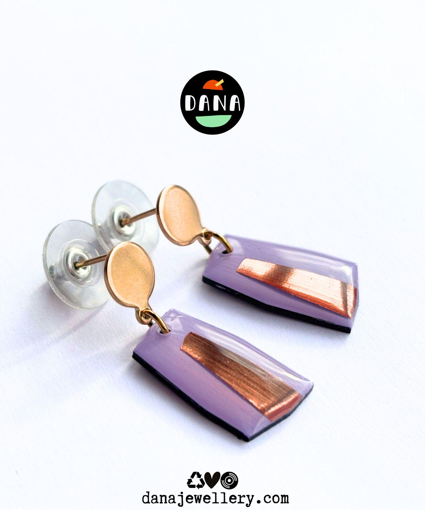 ELLA in deep purple & gold OR lilac & copper