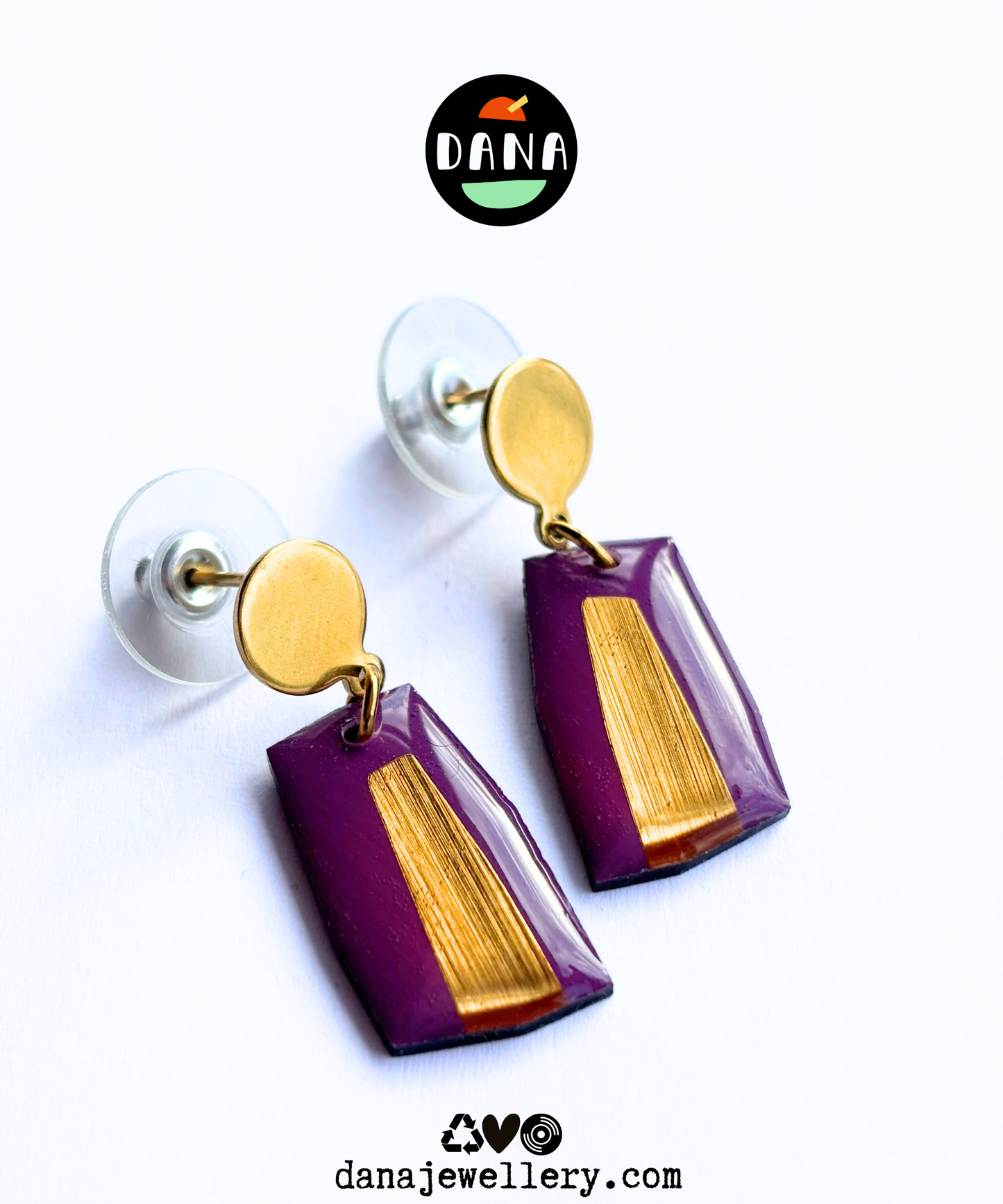 ELLA in deep purple & gold OR lilac & copper