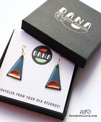 THE TRIANGLES / blue grey & copper