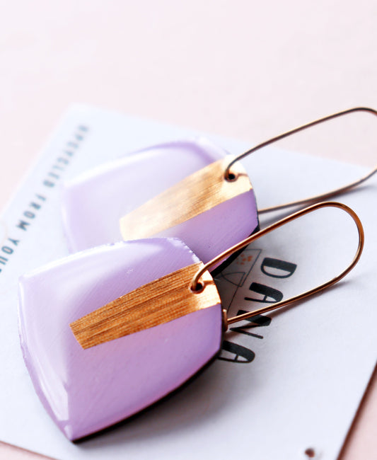 40% OFF BETTY lilac & copper / stylish yet upcycled