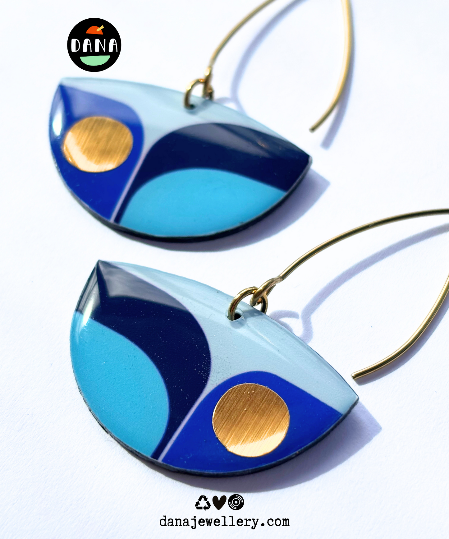 BEA in blue with a pop of gold