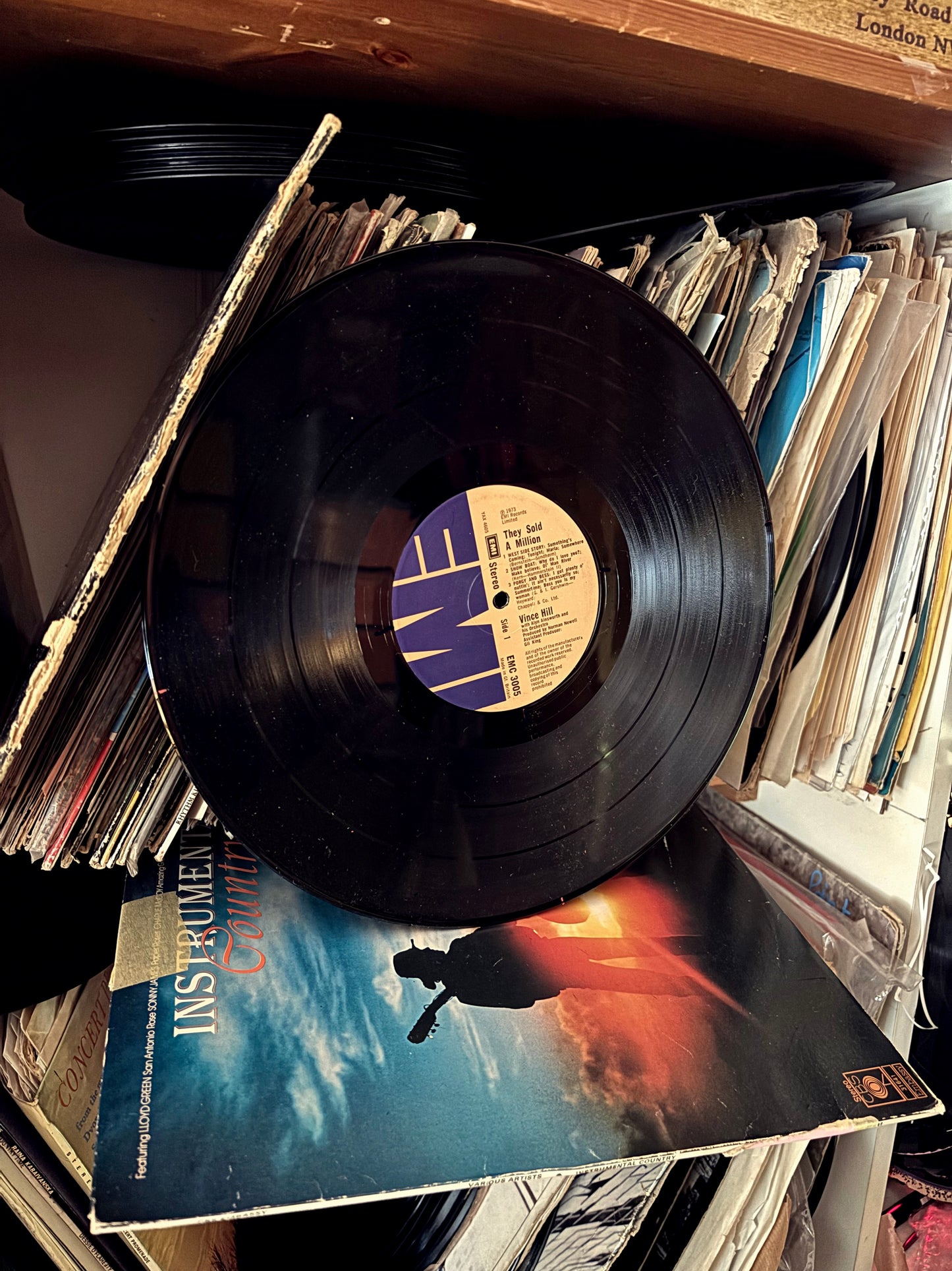 Graphic one of a kind large teardrops | EMI stereo