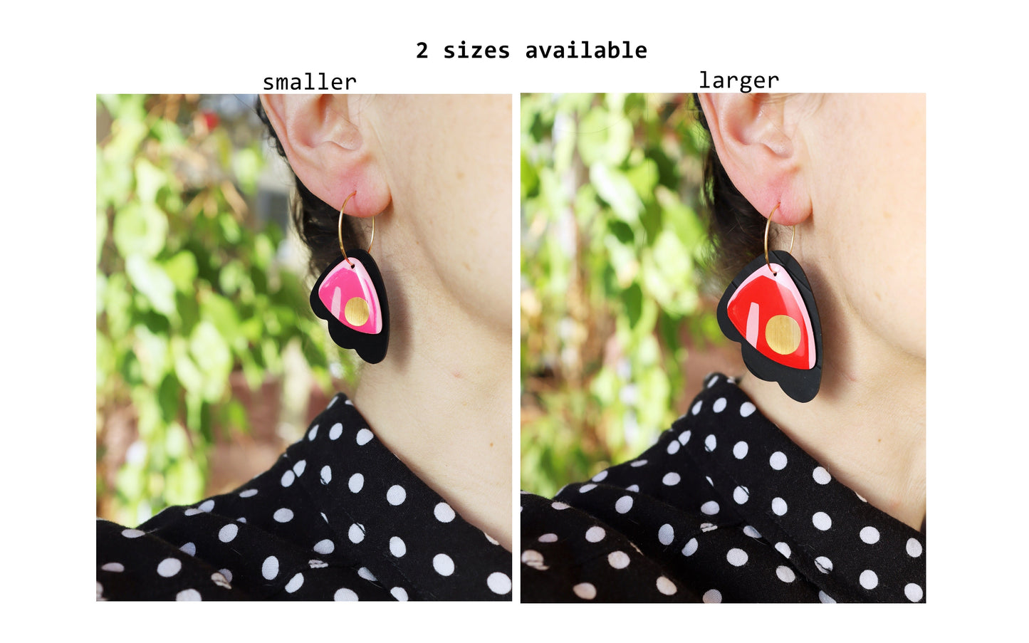 30% OFF / 2 large pairs left / FROUFROU no. 1 in vibrant pink, gold and black