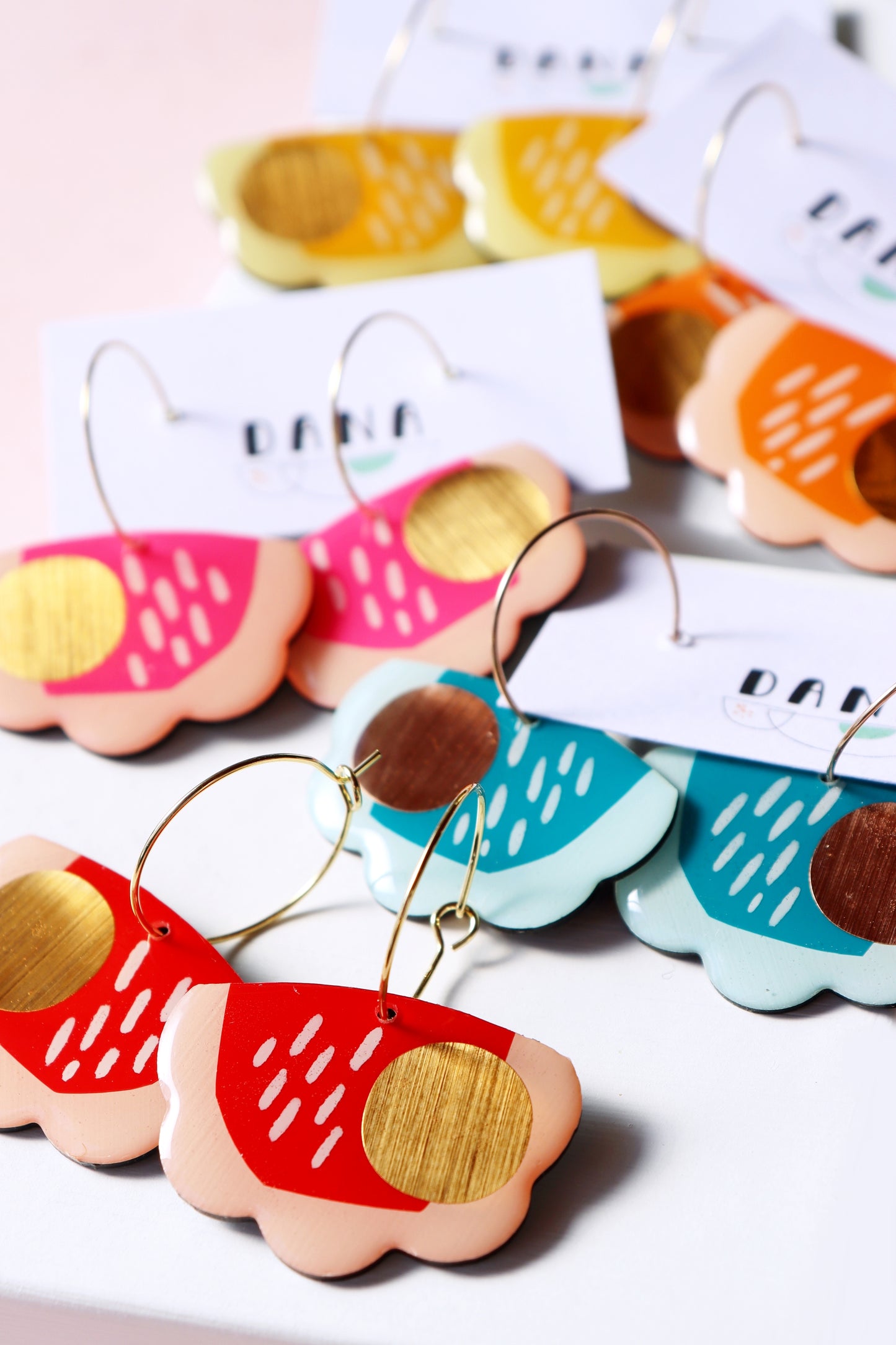 50% OFF / 3 pairs left / FROUFROU no.3 upcycled vinyl record earrings