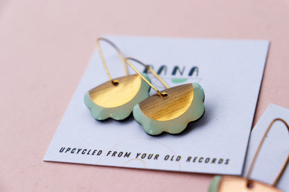 30% OFF Dainty Froufrou in minty aqua / GOLD or COPPER