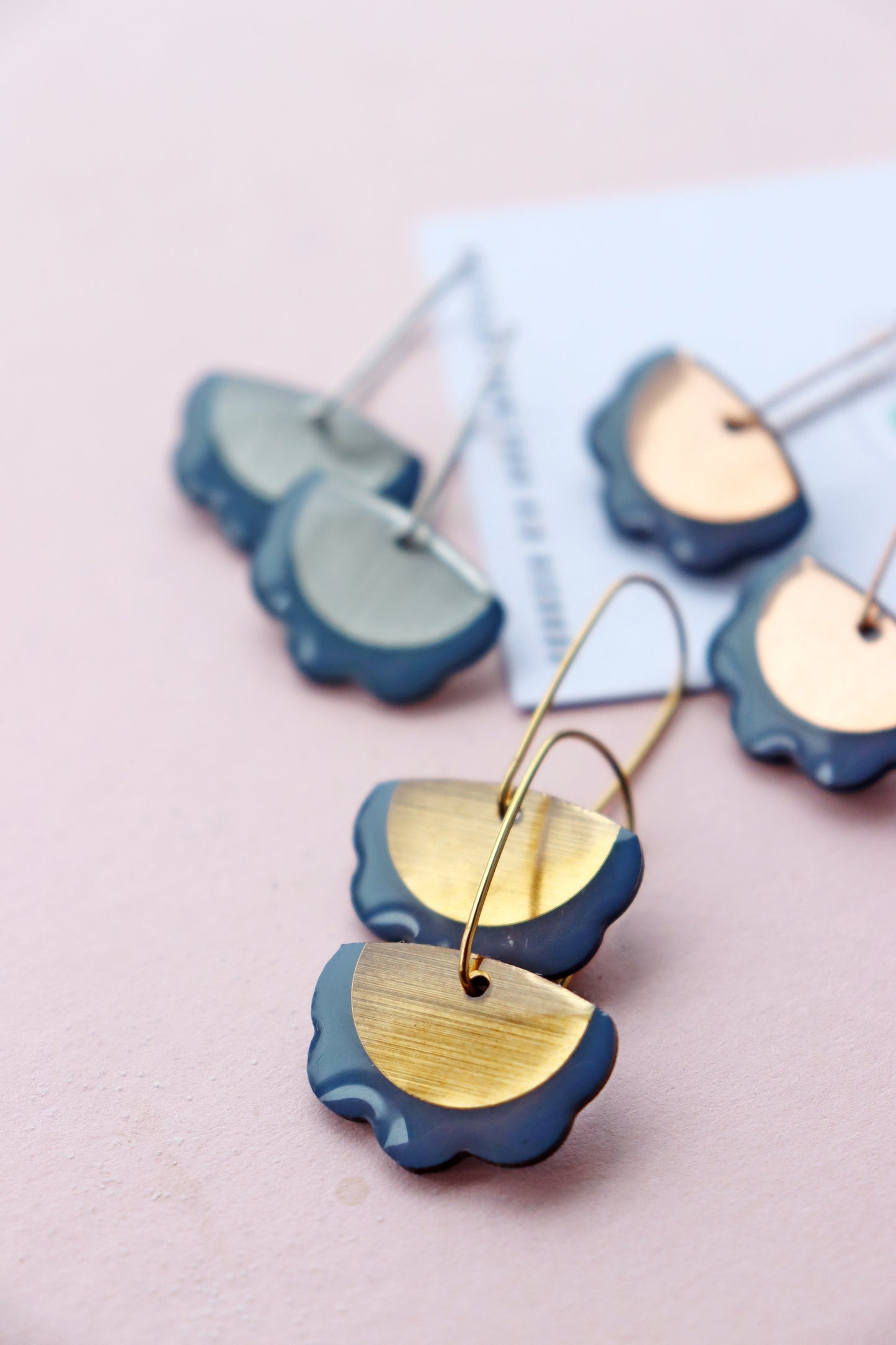 20% OFF Dainty Froufrou in deep blue grey / GOLD, COPPER, SILVER