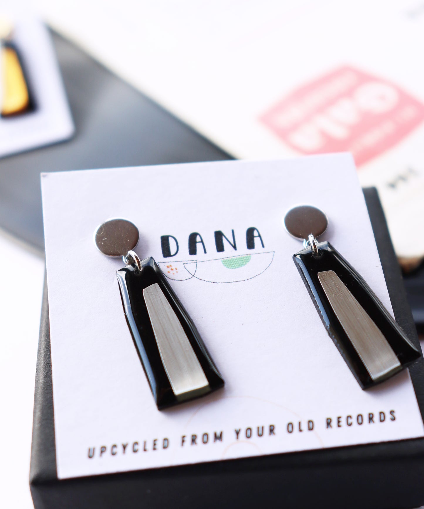 ELLA in black & gold, silver, or copper / contemporary Irish design