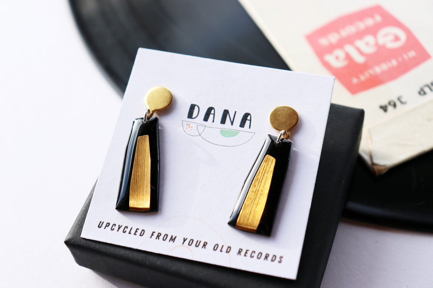 ELLA in black & gold, silver, or copper / contemporary Irish design